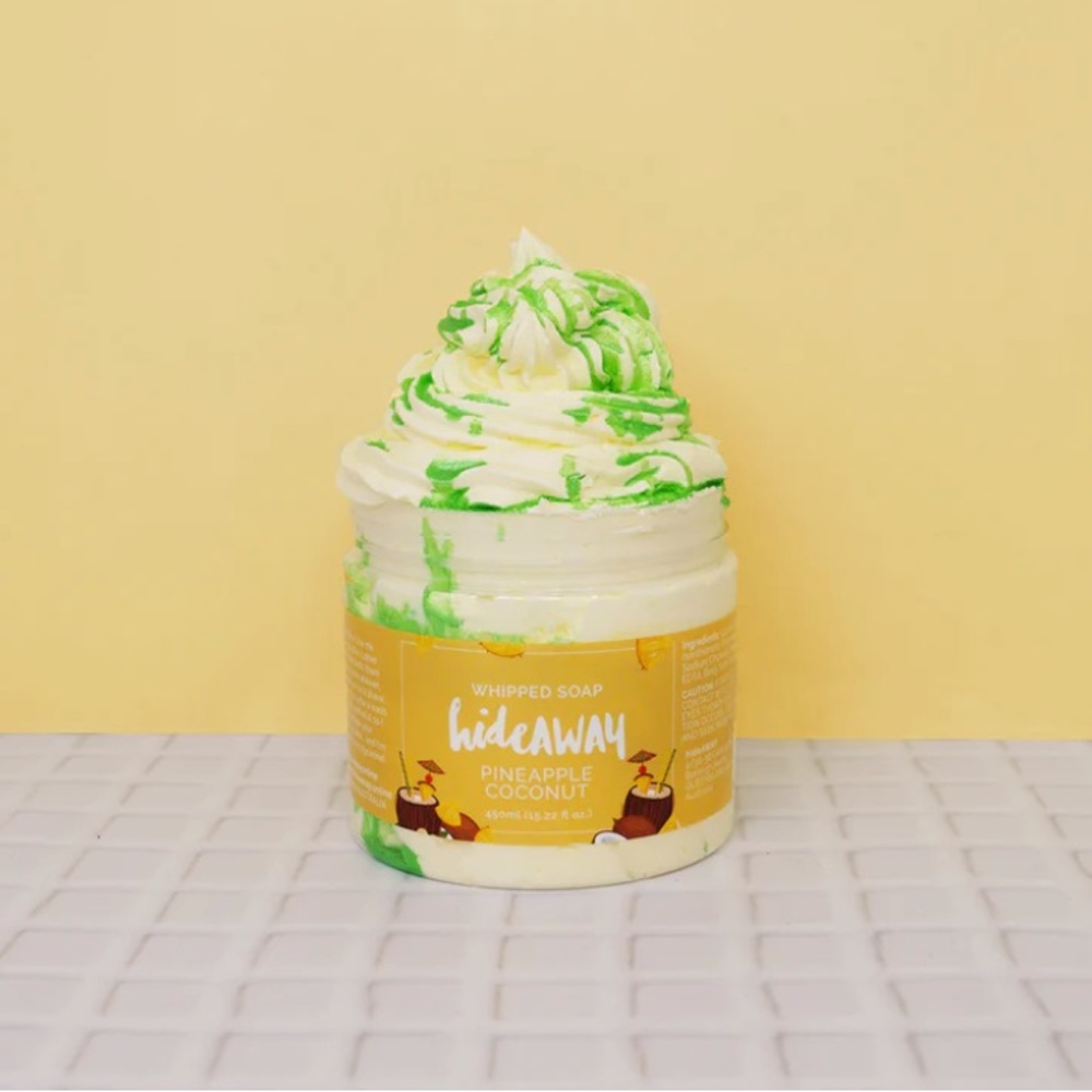 Pineapple coconut whipped soap